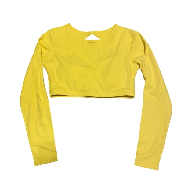 Aoxjox Long Sleeve Backless Crop Top - Picture 4 of 4